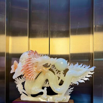 Nhất Long Nhả Ngọc - Ngọc onyx tự nhiên