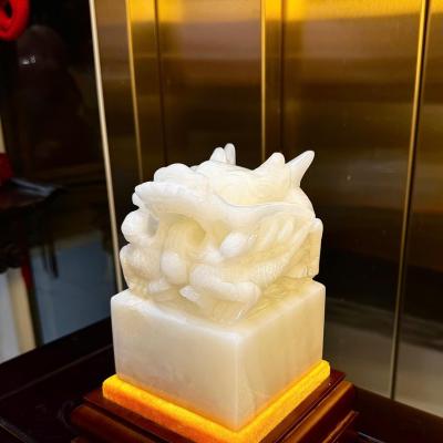 Ấn Ngọc Rồng Onyx tự nhiên